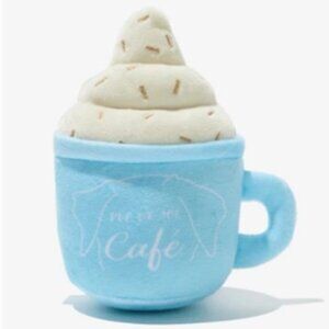 “Pup of Joe Café” Latte (5” x 3”) Small Plush Dog Toy (BRAND-NEW & SUPER CUTE!)